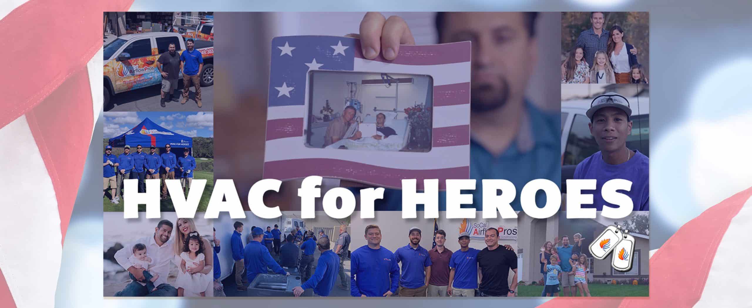 HVAC for HEROES banner